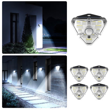 pack of solar garden fence lights